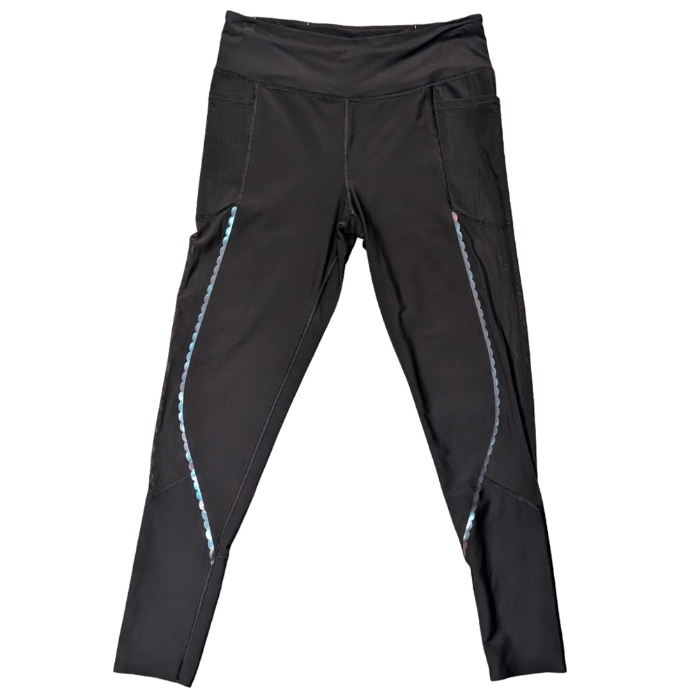 Victoria's Secret Sport Scallop-Trim Leggings, Size L